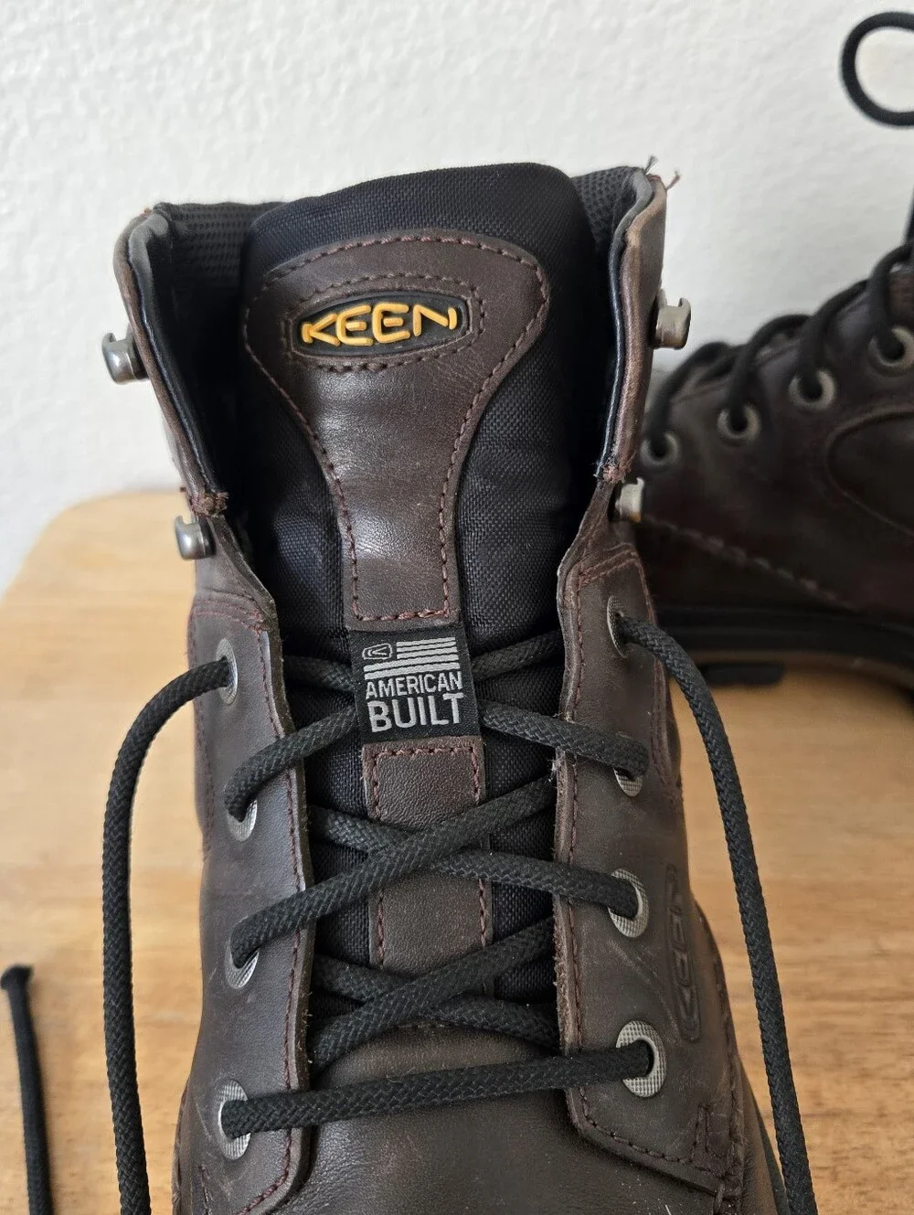 Keen Anchor Park Boots‎ Mens Size 11 Waterproof Brown Leather Casual Workwear